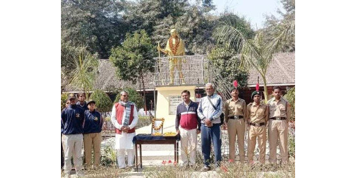 एलएस कॉलेज में पुलवामा हमले की छठी बरसी पर शहीद जवानों को दी गई श्रद्धांजलि